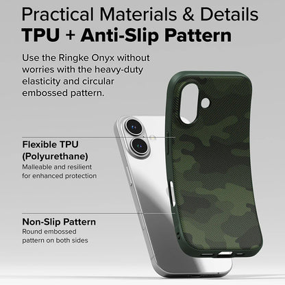 Maska za Apple iPhone 16 Plus, Ringke, Onyx Design, Zelena