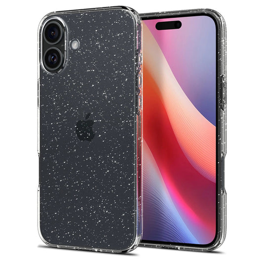 Futrola za Apple iPhone 16 Plus, Spigen, Liquid Crystal Glitter, Prozirna