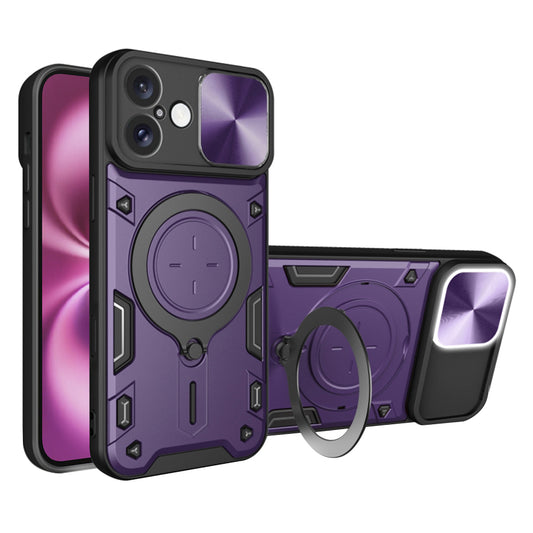 Maska za Apple iPhone 16 Plus, Techsuit, CamGuard Pro, Ljubičasta
