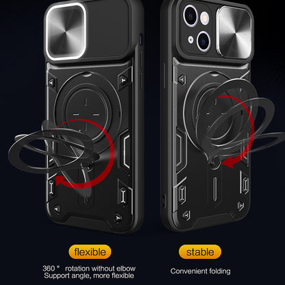 Maska za Apple iPhone 16 Plus, Techsuit, CamGuard Pro, Crna