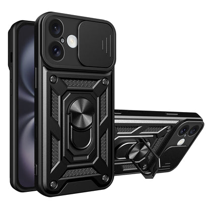 Maska za Apple iPhone 16 Plus, Techsuit, CamShield, Crna
