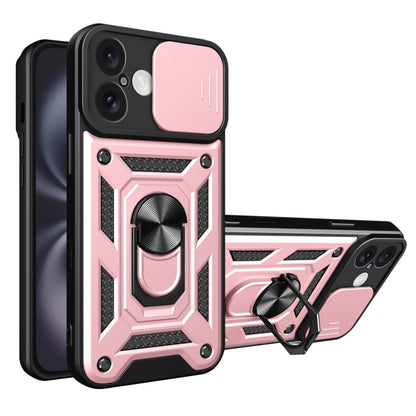 Maska za Apple iPhone 16 Plus, Techsuit, CamShield, Roza