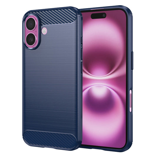 Maska za Apple iPhone 16 Plus, Techsuit, Karbon, Plava