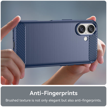 Maska za Apple iPhone 16 Plus, Techsuit, Karbon, Plava