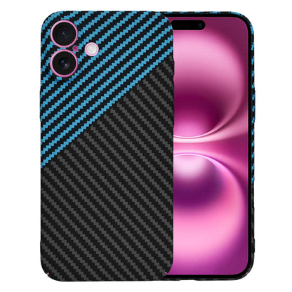 Maska za Apple iPhone 16 Plus, Techsuit, Carbonite FiberShell, Crno Plava