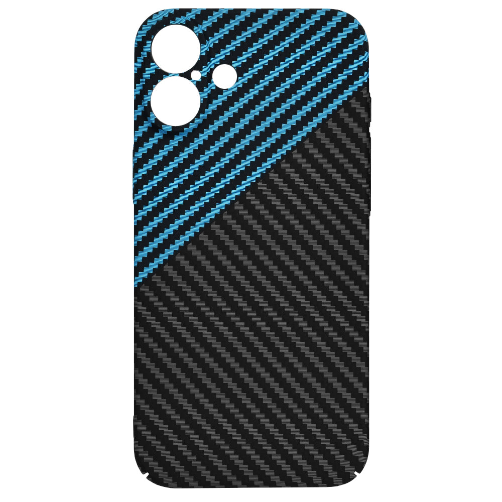 Maska za Apple iPhone 16 Plus, Techsuit, Carbonite FiberShell, Crno Plava