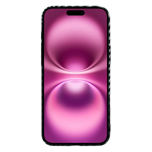 Maska za Apple iPhone 16 Plus, Techsuit, Carbonite FiberShell, Crno Siva