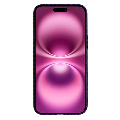 Maska za Apple iPhone 16 Plus, Techsuit, Carbonite FiberShell, Ljubičasta