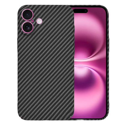 Maska za Apple iPhone 16 Plus, Techsuit, Carbonite FiberShell, Crna