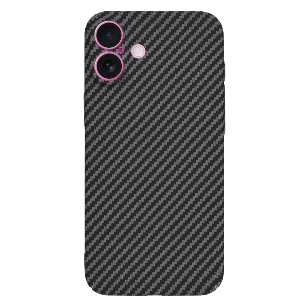 Maska za Apple iPhone 16 Plus, Techsuit, Carbonite FiberShell, Crna