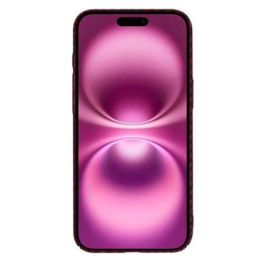 Maska za Apple iPhone 16 Plus, Techsuit, Carbonite FiberShell, Crvena