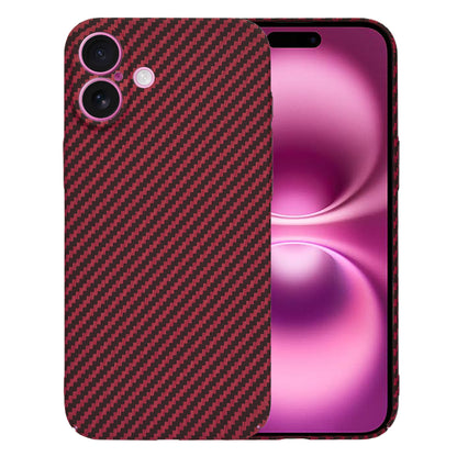 Maska za Apple iPhone 16 Plus, Techsuit, Carbonite FiberShell, Crvena