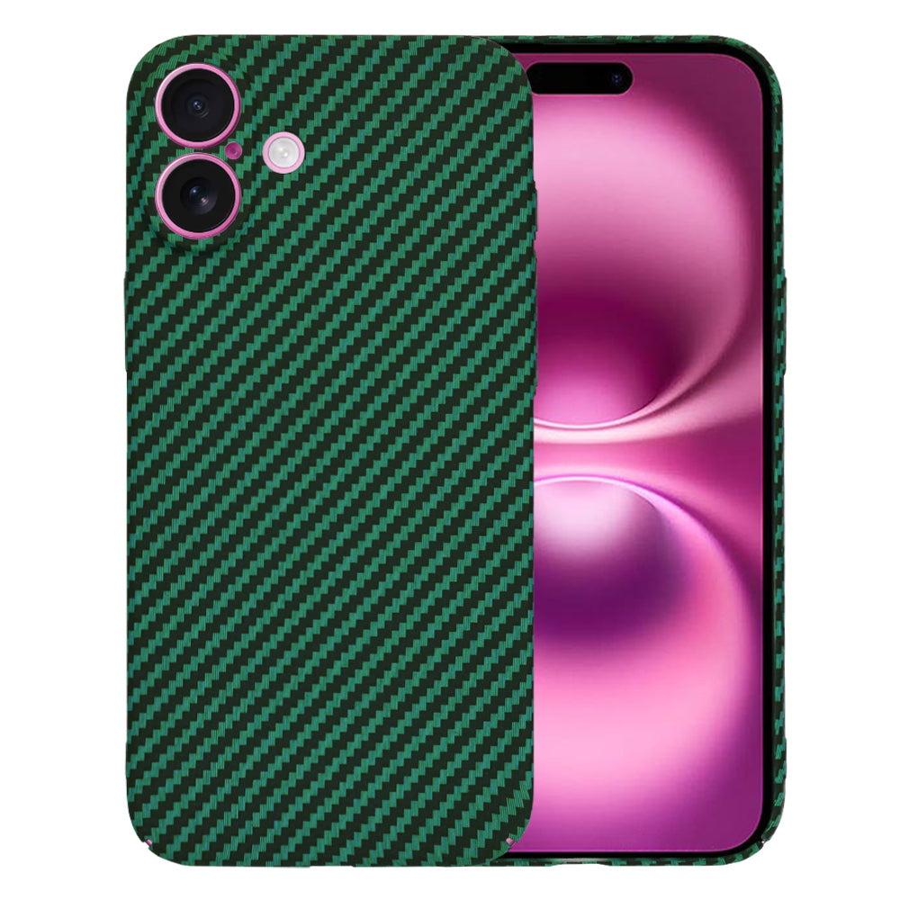 Maska za Apple iPhone 16 Plus, Techsuit, Carbonite FiberShell, Zelena