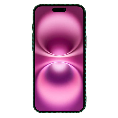 Maska za Apple iPhone 16 Plus, Techsuit, Carbonite FiberShell, Zelena