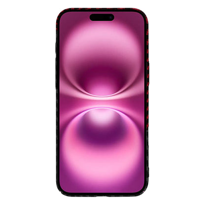 Maska za Apple iPhone 16 Plus, Techsuit, Carbonite FiberShell, Crno Crvena