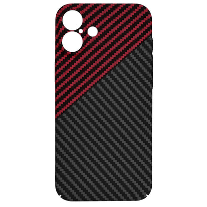Maska za Apple iPhone 16 Plus, Techsuit, Carbonite FiberShell, Crno Crvena