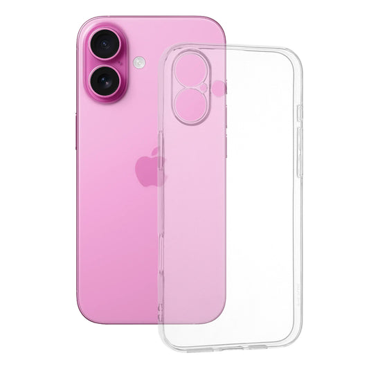 Maska za Apple iPhone 16 Plus, Techsuit, Prozirna, Transparentna