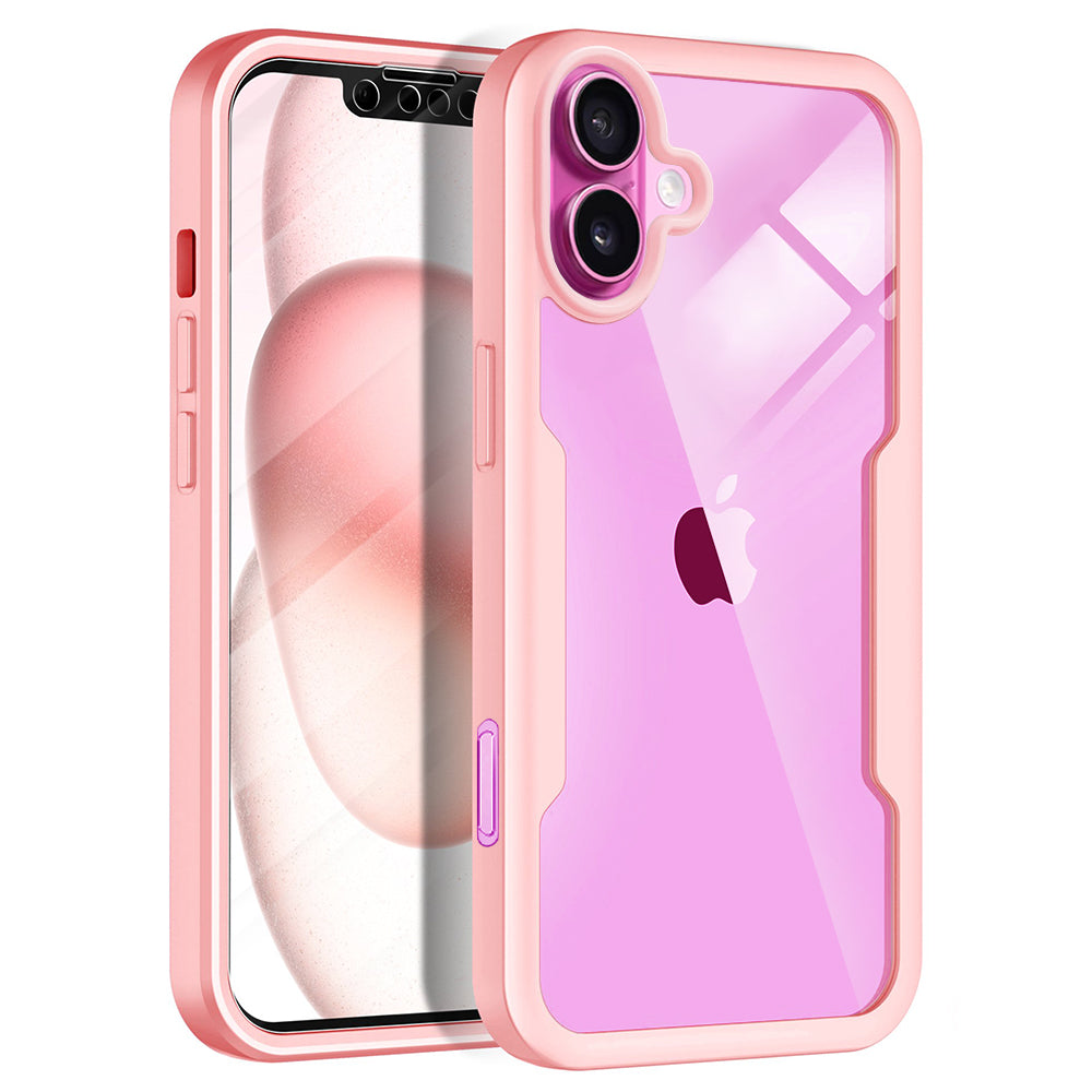 Maska za Apple iPhone 16 Plus, Techsuit, ColorVerse 360, Roza