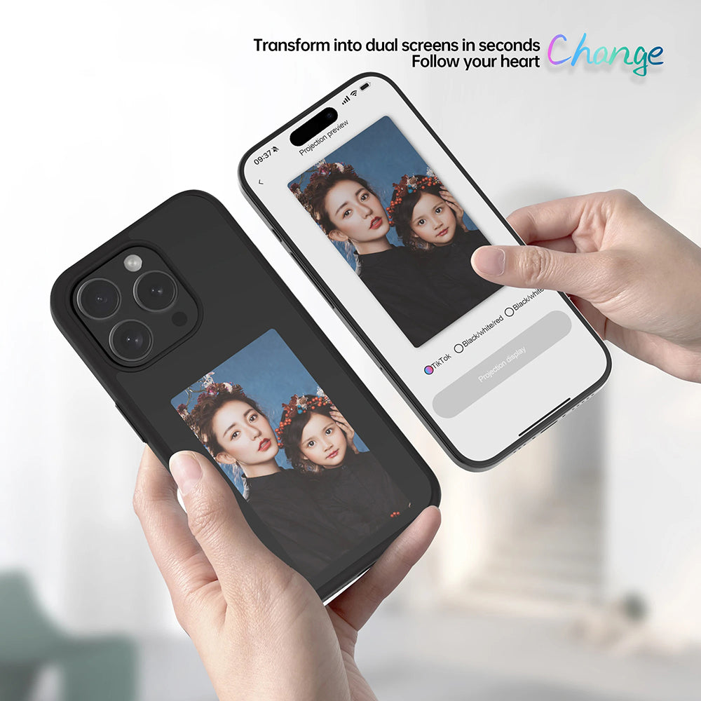 Maska za Apple iPhone 16 Plus, Techsuit, SmartScreen NFC, Crna