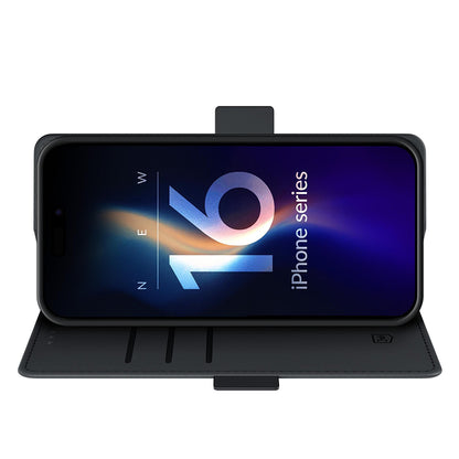 Futrola za Apple iPhone 16 Pro, 3MK, Wallet, Crna