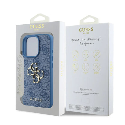 Futrola za Apple iPhone 16 Pro, Guess, 4G Big Logo, Plava