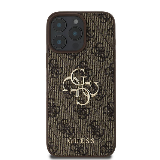 Futrola za Apple iPhone 16 Pro, Guess, 4G Big Logo, Smeđa