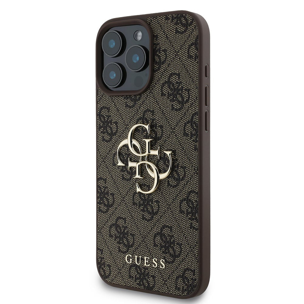 Futrola za Apple iPhone 16 Pro, Guess, 4G Big Logo, Smeđa