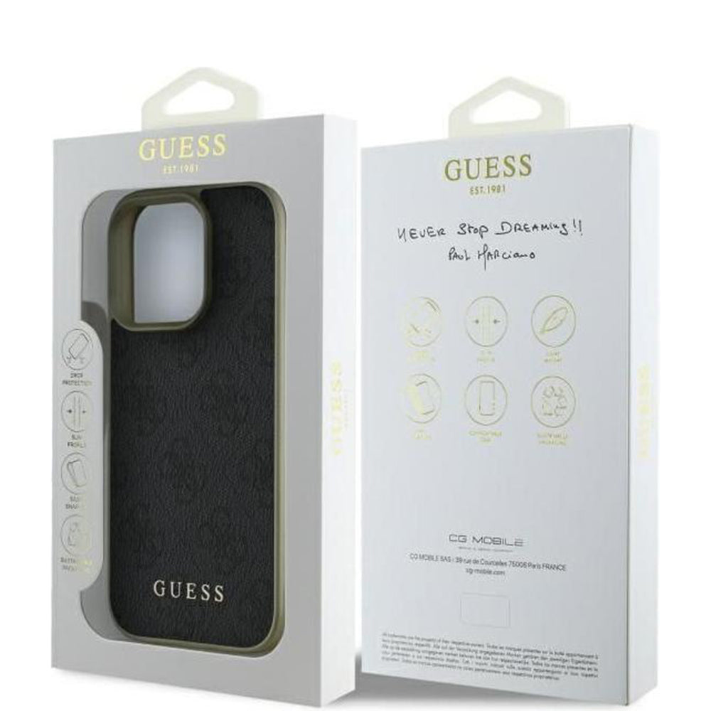 Futrola za Apple iPhone 16 Pro, Guess, 4G Charm, Crna