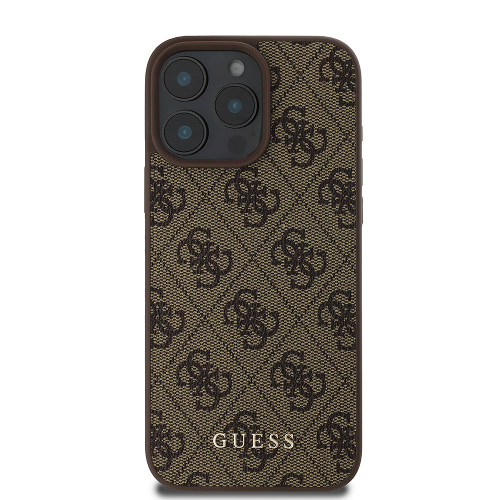 Futrola za Apple iPhone 16 Pro, Guess, 4G Classic, Smeđa