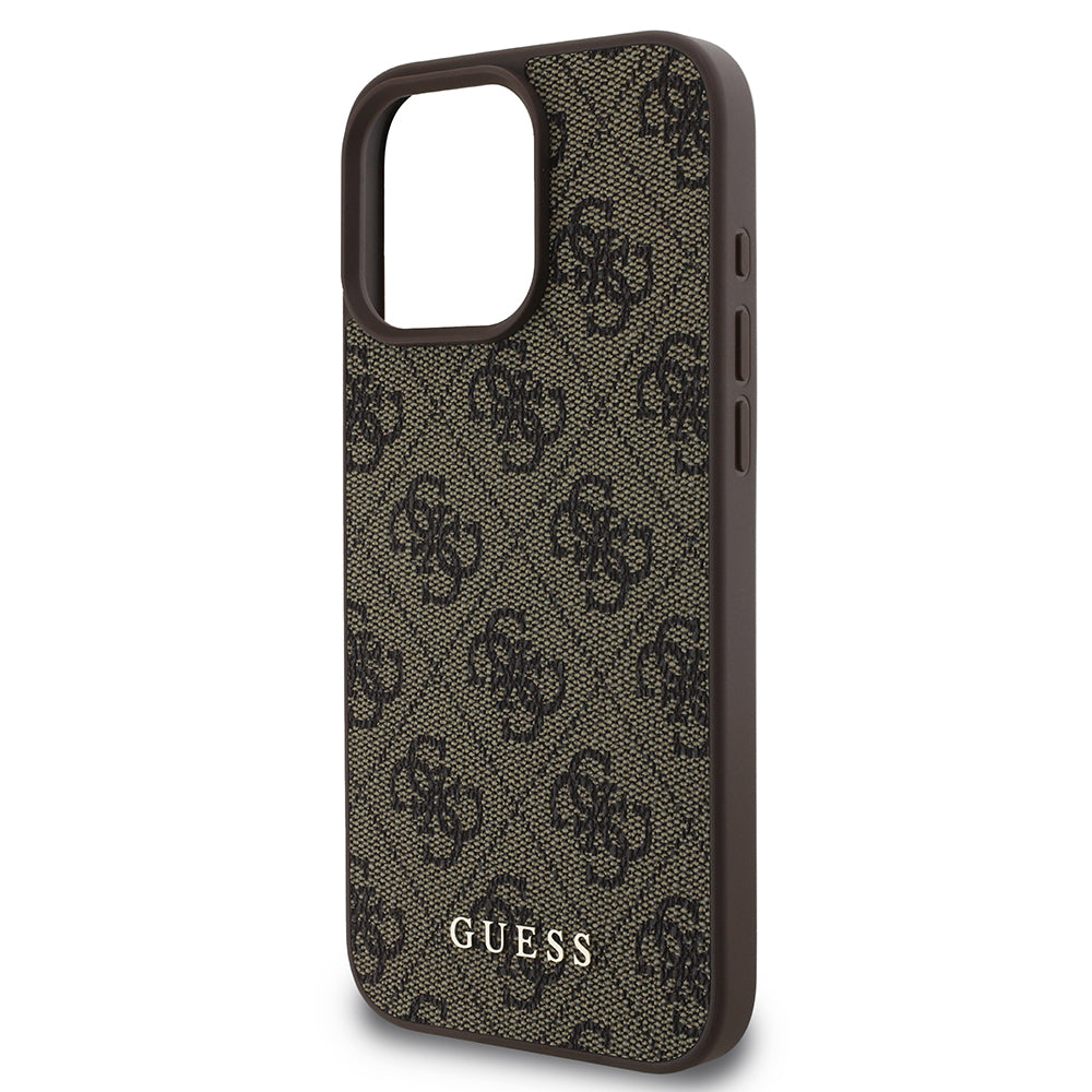 Futrola za Apple iPhone 16 Pro, Guess, 4G Classic, Smeđa