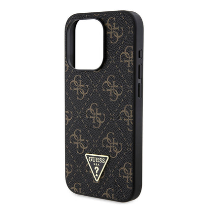 Futrola za Apple iPhone 16 Pro, Guess, 4G Triangle Logo, Bijela