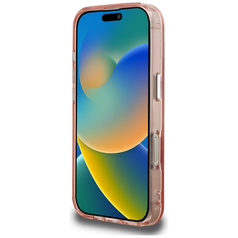 Futrola za Apple iPhone 16 Pro, Karl Lagerfeld, IML Aquarelle Logo Choupette, Roza