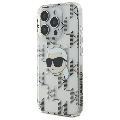 Futrola za Apple iPhone 16 Pro, Karl Lagerfeld, IML Luxury Electroplated Karl's Head, Prozirna