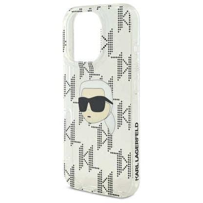 Futrola za Apple iPhone 16 Pro, Karl Lagerfeld, IML Luxury Electroplated Karl's Head, Prozirna