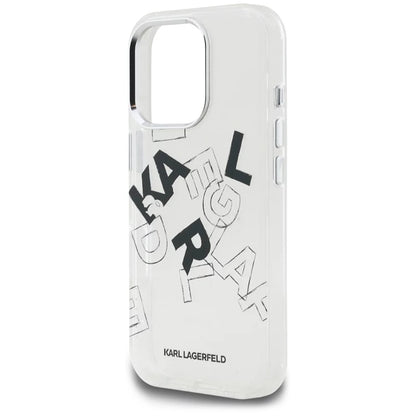 Futrola za Apple iPhone 16 Pro, Karl Lagerfeld, IML Sketched Graphic Logo, Prozirna