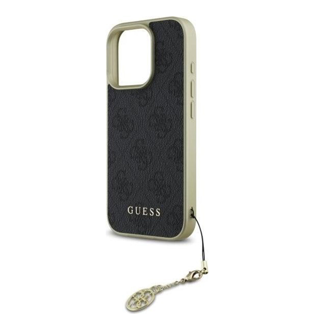 Futrola za Apple iPhone 16 Pro Max, Guess, 4G Charm, Crna