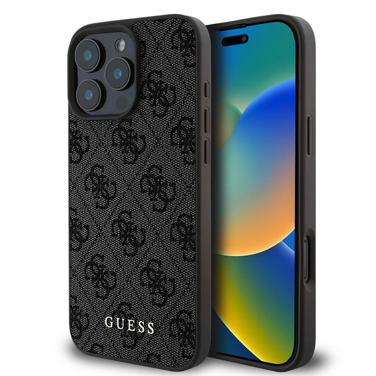 Futrola za Apple iPhone 16 Pro Max, Guess, 4G Classic, Crna