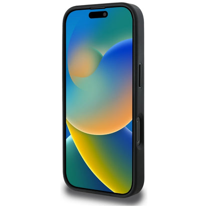 Futrola za Apple iPhone 16 Pro Max, Guess, 4G Grained Roses Big Logo, Crna