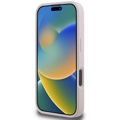 Futrola za Apple iPhone 16 Pro Max, Guess, Quilted Metal Logo, Roza