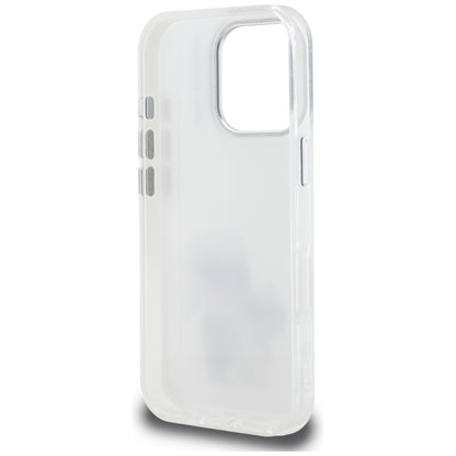 Futrola za Apple iPhone 16 Pro Max, Karl Lagerfeld, IML Aquarelle Logo Karl & Choupette, Bijela