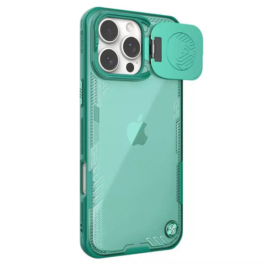 Maska za Apple iPhone 16 Pro Max, Nillkin, Iceblade Prop (bez izreza za kameru), Zelena