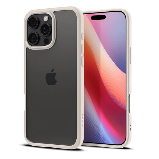 Futrola za Apple iPhone 16 Pro Max, Spigen, Ultra Hybrid, Bež ACS08385