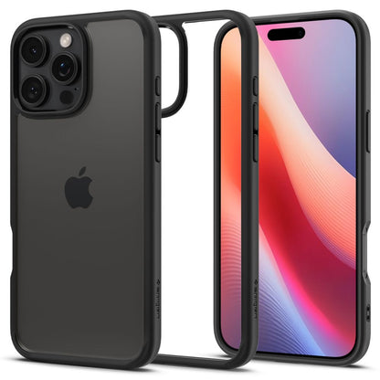 Futrola za Apple iPhone 16 Pro Max, Spigen, Ultra Hybrid, Mat Crna ACS07996