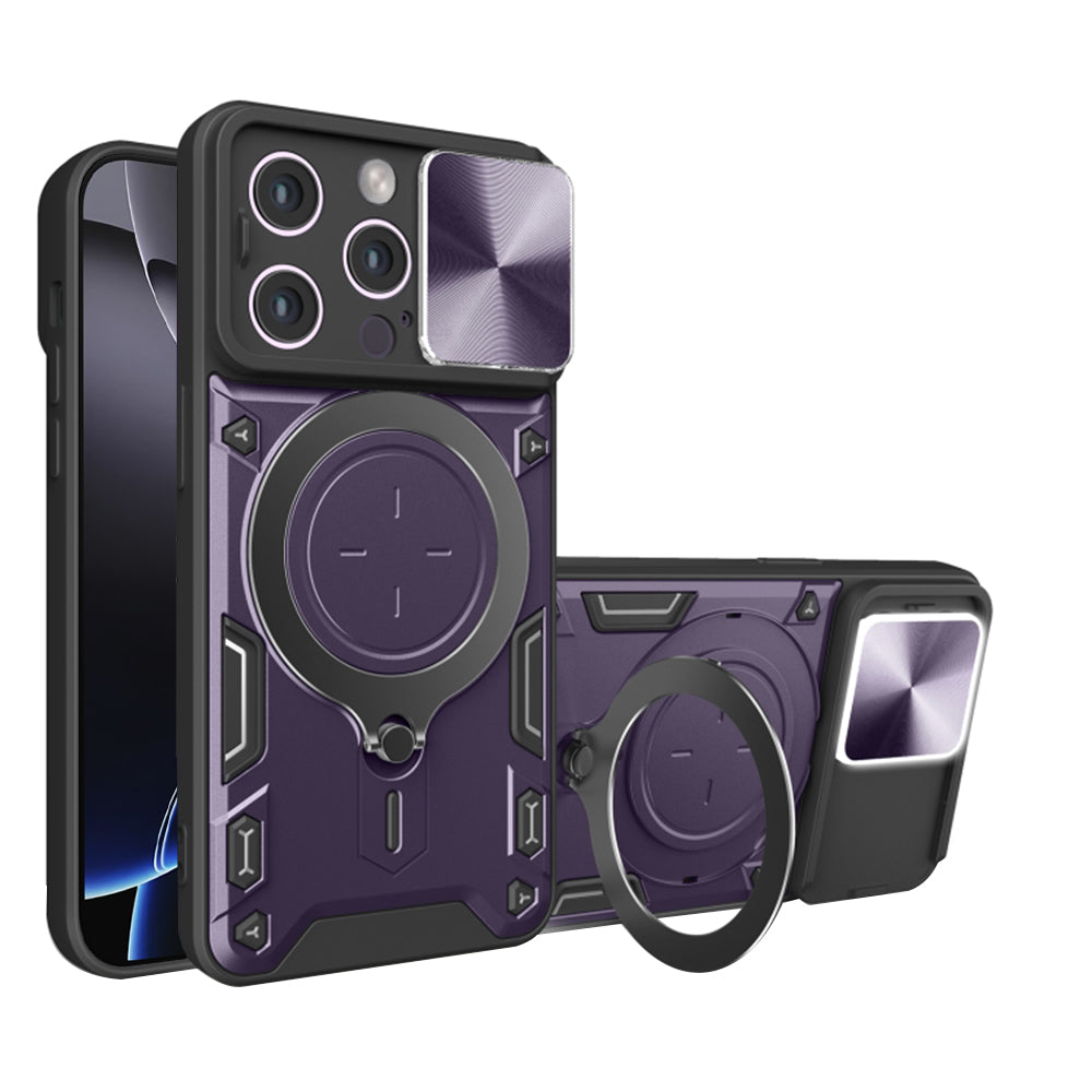 Maska za Apple iPhone 16 Pro Max, Techsuit, CamGuard Pro, Ljubičasta