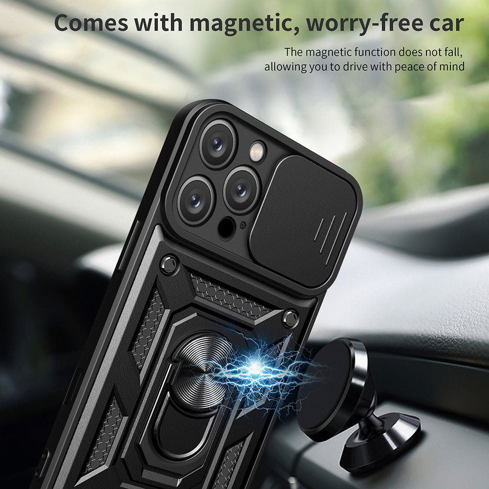 Maska za Apple iPhone 16 Pro Max, Techsuit, CamShield, Crna