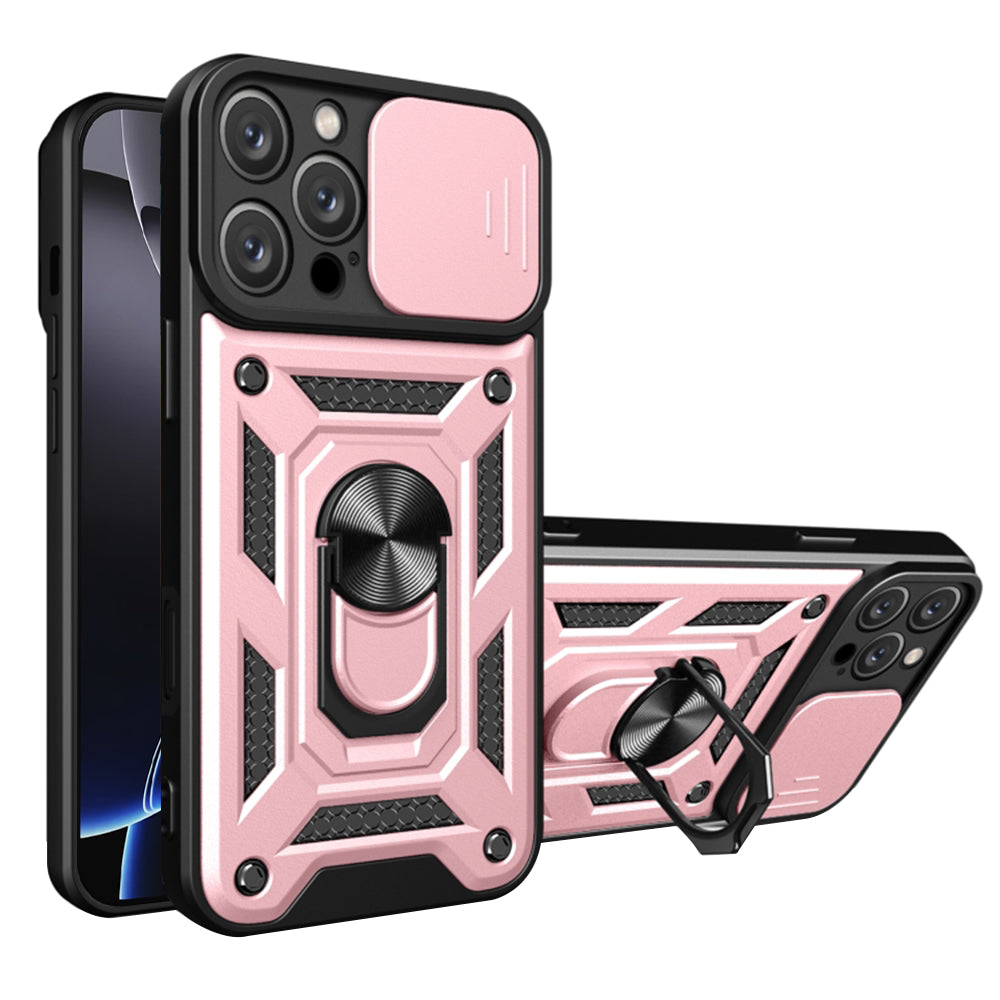 Maska za Apple iPhone 16 Pro Max, Techsuit, CamShield, Roza