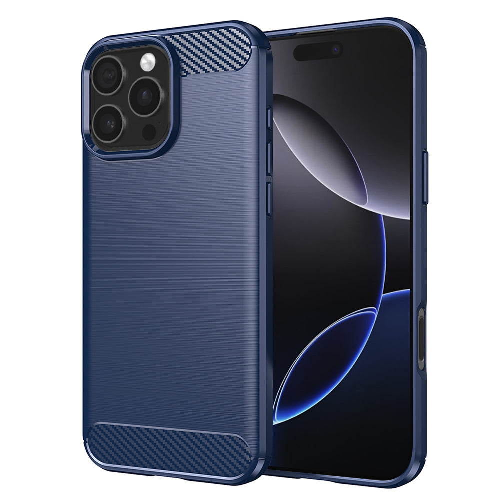 Maska za Apple iPhone 16 Pro Max, Techsuit, Karbon, Plava