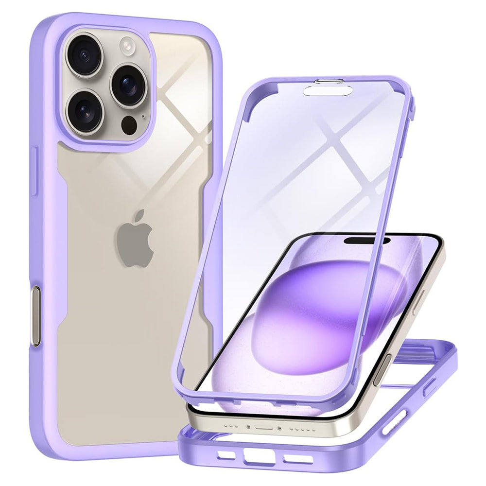Maska za Apple iPhone 16 Pro Max, Techsuit, ColorVerse 360, Ljubičasta