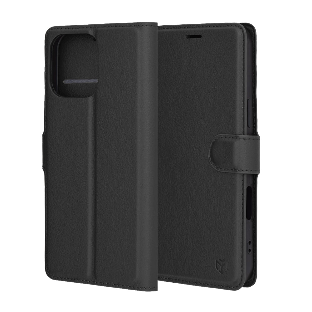 Futrola za Apple iPhone 16 Pro Max, Techsuit, Leather Folio, Crna