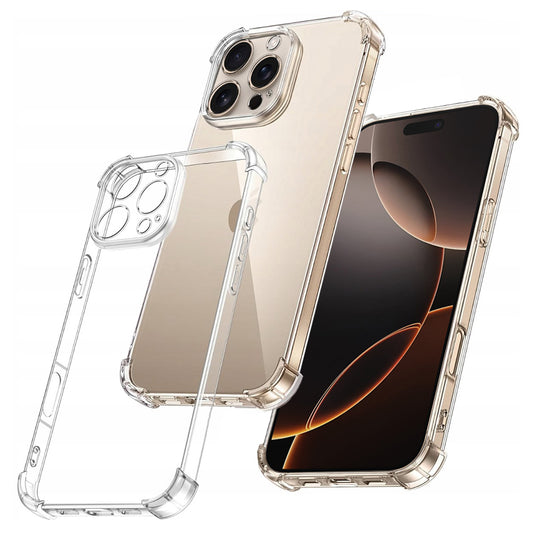Maska za Apple iPhone 16 Pro Max, Techsuit, Shockproof Clear, Prozirna